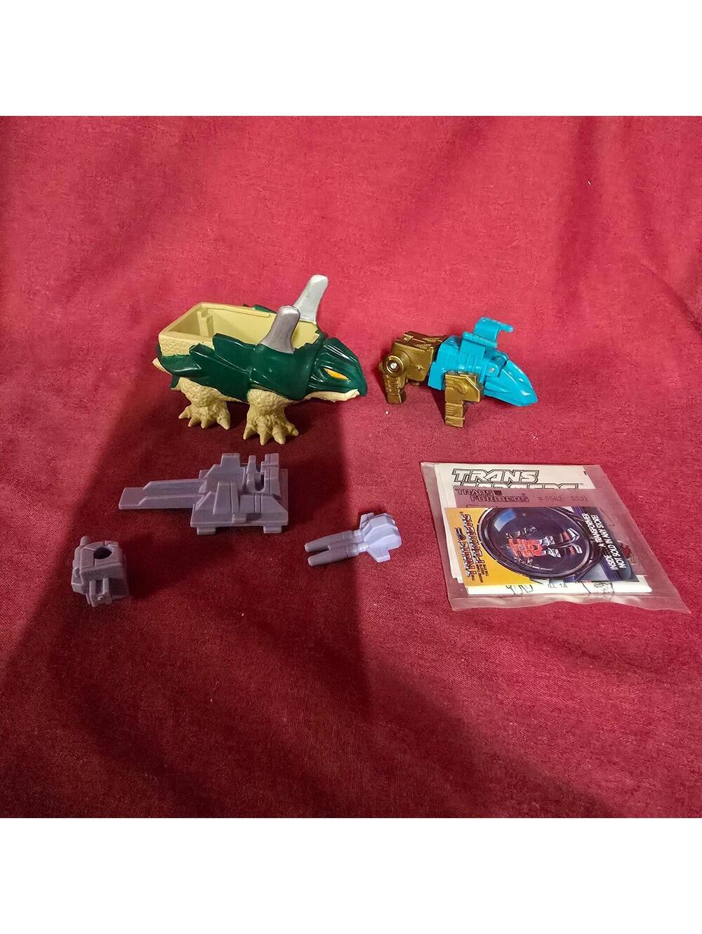 Transformers G1 Vintage 1989 Bristleback Pretender Monstructor Complete Stickers